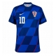 Croația Luka Modric #10 Tricou Fotbal Replică European 2024 Barbati Deplasare